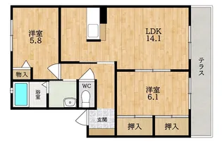 DEL ARZT(デル アルツト)【1階】の間取り