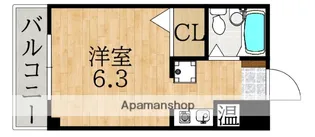駅前岡ハイツ【5階】の間取り
