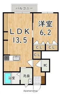 リーフコート高山台【1階】の間取り