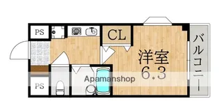 ウエストエンドⅡ【3階】の間取り