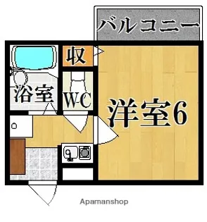 ラポールⅢ【3階】の間取り