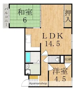 アーバンアネックス【3階】の間取り