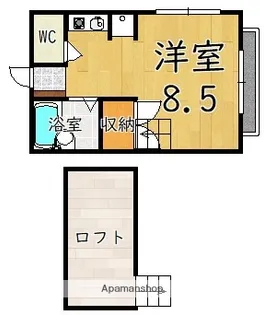 シャルマン第1【2階】の間取り