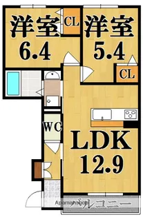 シャーメゾン司【2階】の間取り