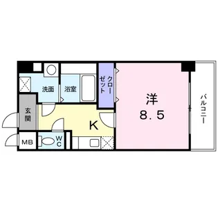 大東ビル【4階】の間取り