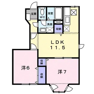 レスポワール C【1階】の間取り