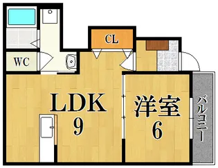 ビッツ真美【1階】の間取り