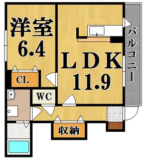 マルシェ【1階】の間取り