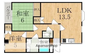 エスポワール雅【2階】の間取り