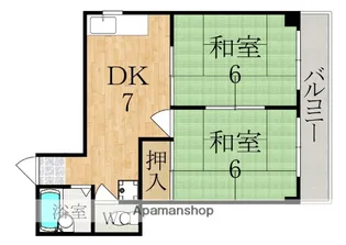 ハイツヨネダ【3階】の間取り