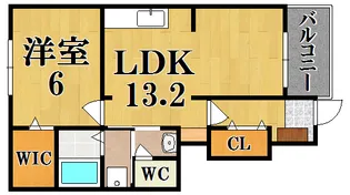 クラール・ブリーゼ【1階】の間取り
