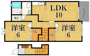 グレイス レジデンス B【2階】の間取り