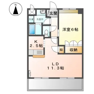 プリンセスタウン【2階】の間取り
