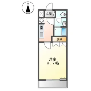ケイズビューⅡ番館【2階】の間取り