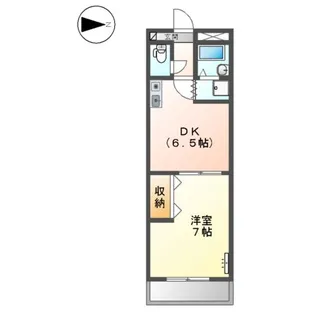 ウェストヴィレッジ【3階】の間取り