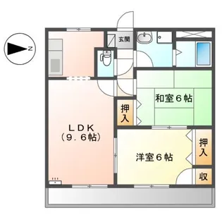 サンシャイン橿原【202号室】の間取り