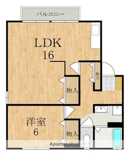 アネシスD棟【2階】の間取り