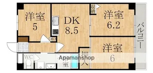 アルファプレイス【2階】の間取り
