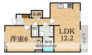 クレメント【1階】の間取り