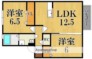 グラフォート II【2階】の間取り