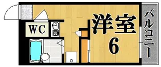 レオパレスたかがき【202号室】の間取り