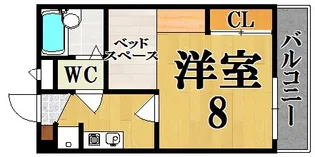 レオパレス隆【201号室】の間取り