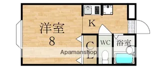 ジュネスII号館【1階】の間取り