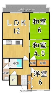 3LDKの間取り画像