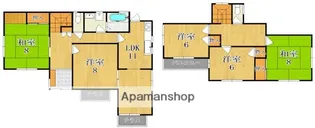 奈良県北葛城郡広陵町馬見中1丁目【一戸建】の間取り