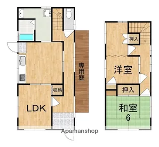 奈良県北葛城郡上牧町滝川台2丁目【一戸建】の間取り