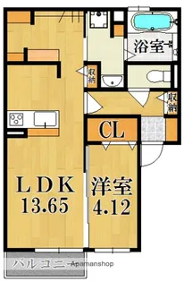 NEXUS山中【2階】の間取り