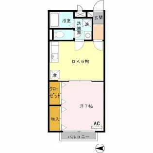 リビングタウン南八木【1階】の間取り