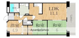コスモ橿原神宮前【2階】の間取り