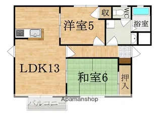 アムールエム【2階】の間取り