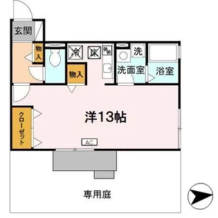 ロイヤルコート B棟【102号室】の間取り