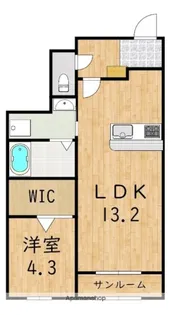 オルク・ドール【1階】の間取り