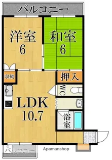 ザ・ノウブルマンション貴人館【1階】の間取り