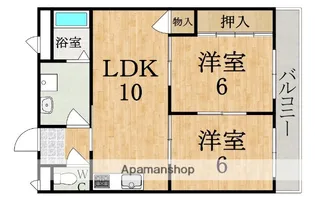 グリーンコーポ小林【3階】の間取り