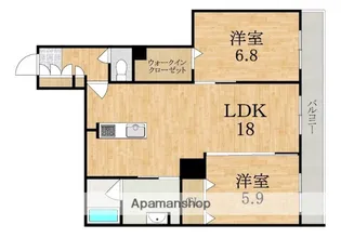 ソラマ【2階】の間取り