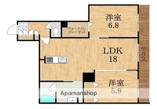 ソラマ【1階】の間取り