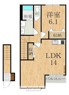 BJ・スタシィオン【2階】の間取り