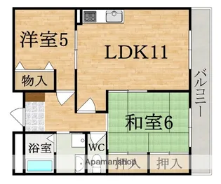 サンシャイン吉野【4階】の間取り