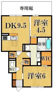 グランディール【1階】の間取り