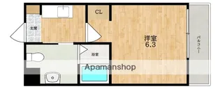 オリーブミネット郡山九条【2階】の間取り