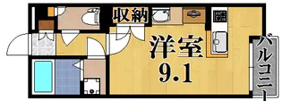 レオネクストノーム【109号室】の間取り