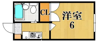 ド・セーブル【2階】の間取り