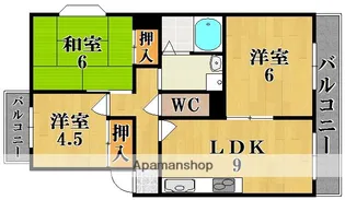 ラフォーレ三郷【1階】の間取り