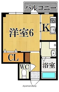 スタシオンドゥ西大寺【3階】の間取り
