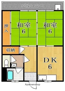 石田マンション【3階】の間取り