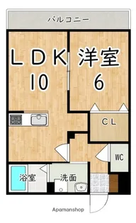 プランドール神楽【2階】の間取り